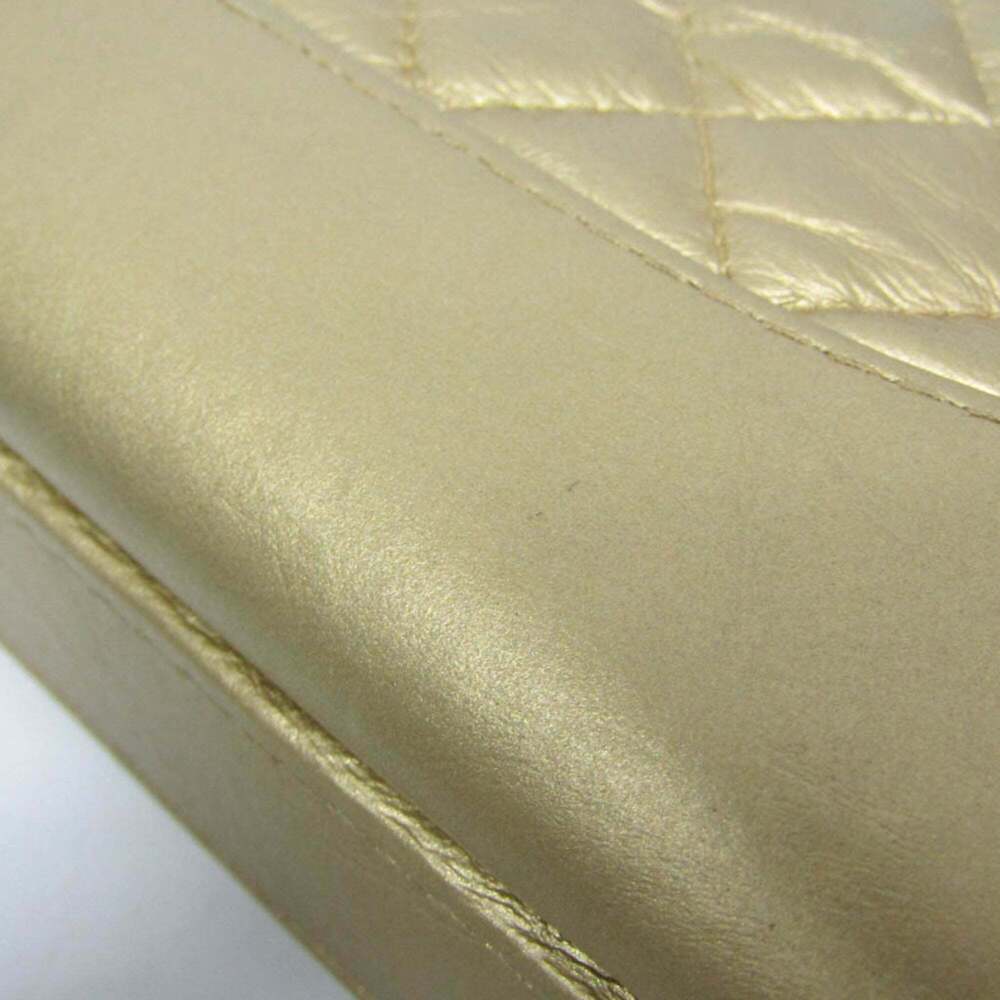 CHANEL Gold Leather Shoulder Bag - Picture 7 of 16